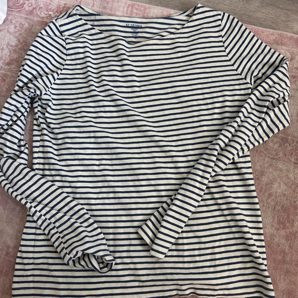 Striped Brandy long sleeve excellent condition